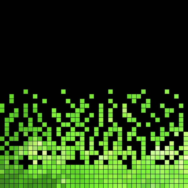 Abstrato vetor quadrado pixel mosaico fundo —  Vetores de Stock