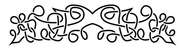 Ornamento celtico vettoriale tradizionale — Vettoriale Stock