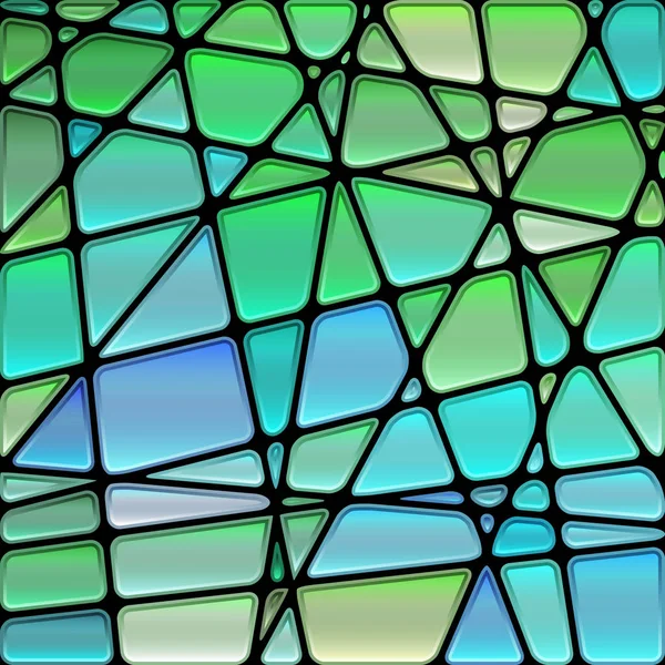 Abstracte vector glas-in-lood mozaïek achtergrond — Stockvector