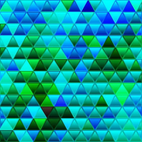 Vector abstracto vidrieras triángulo mosaico fondo — Vector de stock