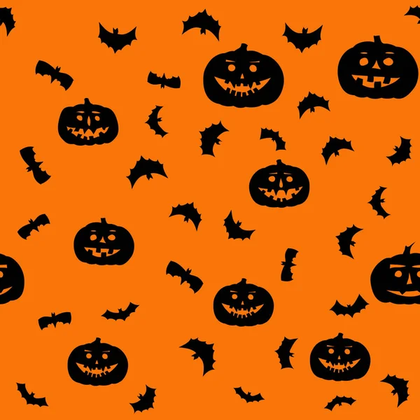 Vector halloween seamless pattern — Stock Vector