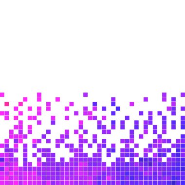 soyut vektör kare piksel mozaik arka plan