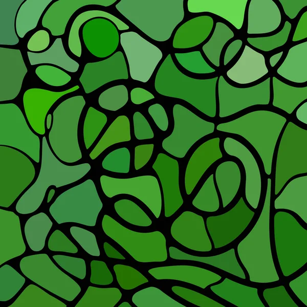 Vector abstracto manchado de vidrio mosaico de fondo — Vector de stock