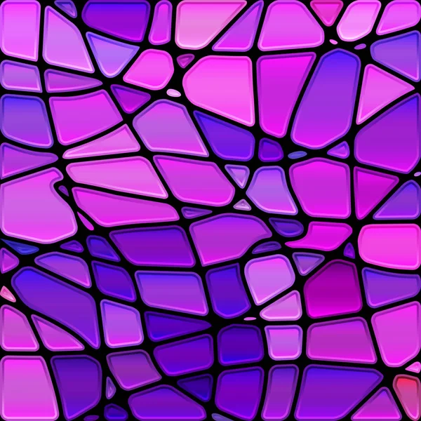 Abstracte vector glas-in-lood mozaïek achtergrond — Stockvector