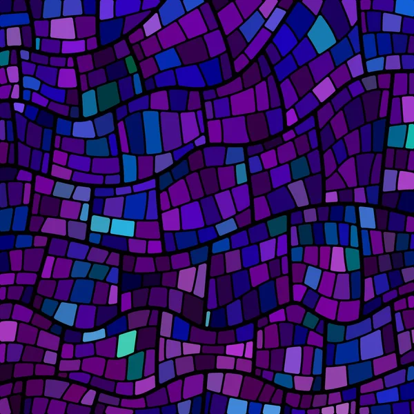 Vetor abstrato fundo mosaico de vidro manchado — Vetor de Stock