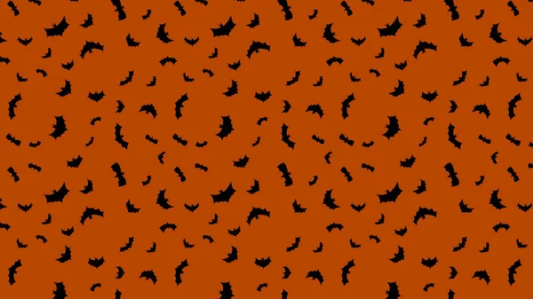 Vektor svart flygande fladdermöss silhuetter banner — Stock vektor