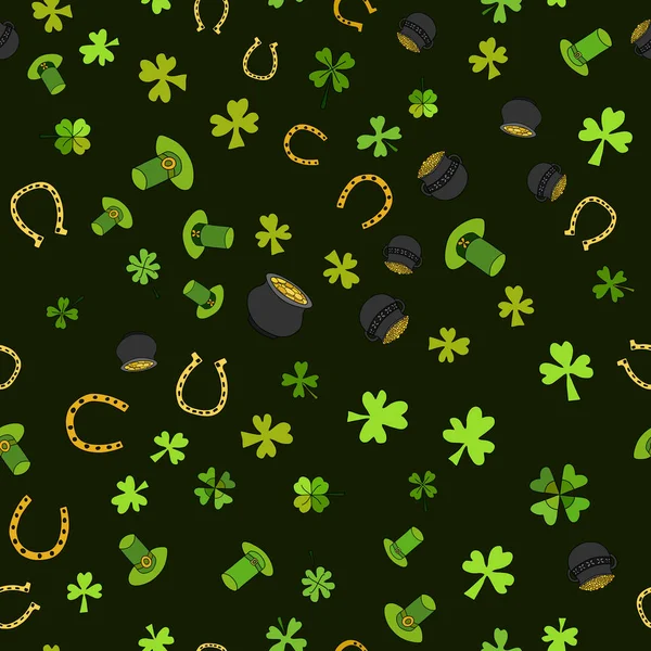 Nahtloser Saint Patrick 's Day Vektor — Stockvektor