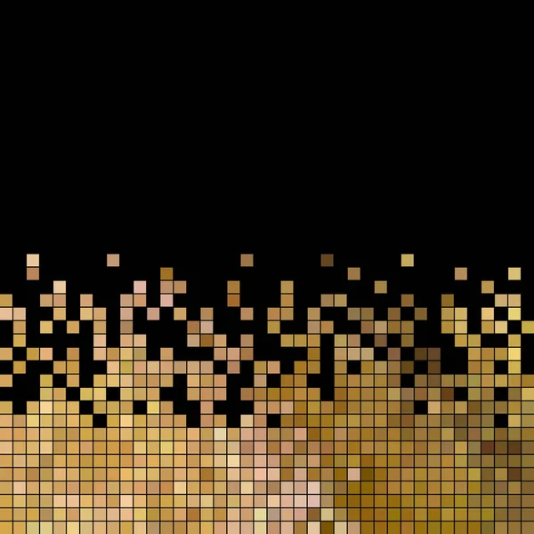 Abstract vector met vierkante pixels mozaïek achtergrond — Stockvector