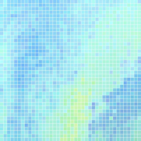 Abstract vector square pixel mosaic background — Stock Vector