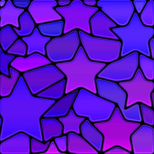 พื้นหลังโมเสคแก้วสีเวกเตอร์นามธรรม — ภาพเวกเตอร์สต็อก