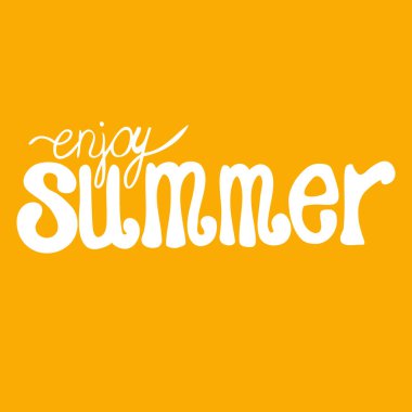 Vektör el yaz harflerle yazılı