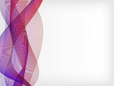 soyut vektör satır arkaplanı salladı