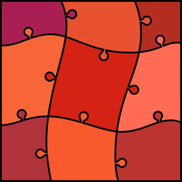 Abstrakt färgade pussel bakgrund — Stock vektor
