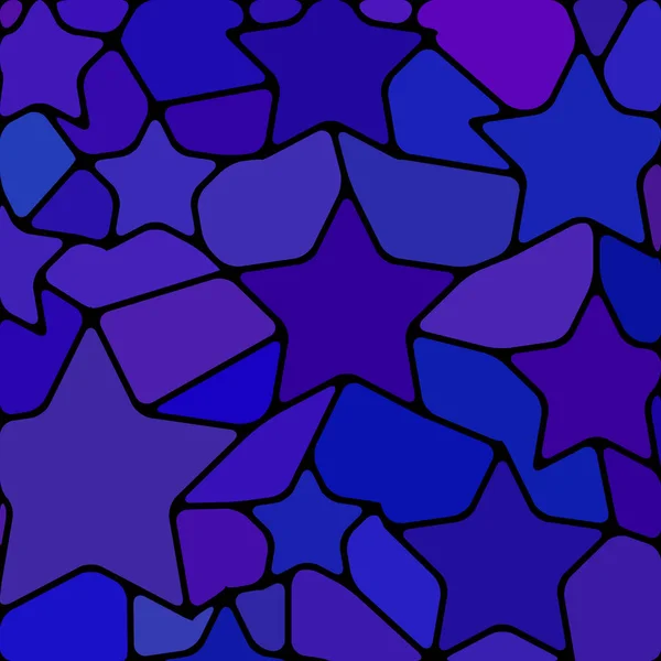 Vector abstracto manchado de vidrio mosaico de fondo — Vector de stock