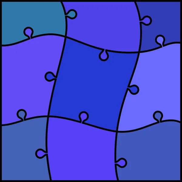 Pozadí abstraktní barevné puzzle — Stockový vektor