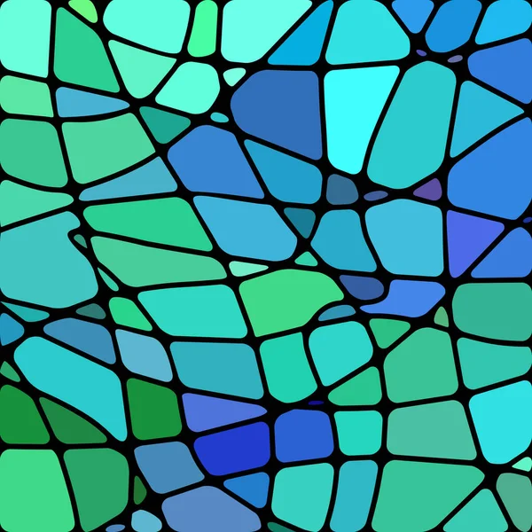 Abstracte vector glas-in-lood mozaïek achtergrond — Stockvector