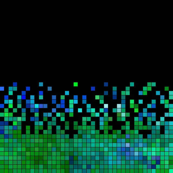 Abstrato vetor quadrado pixel mosaico fundo — Vetor de Stock