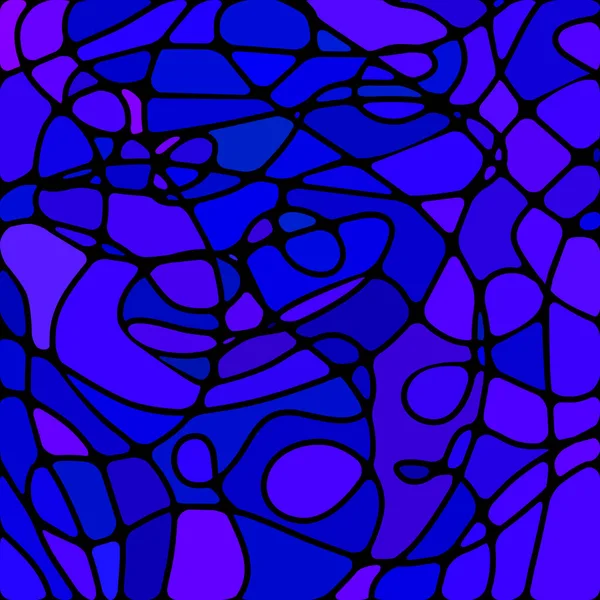 Abstracte vector glas-in-lood mozaïek achtergrond — Stockvector