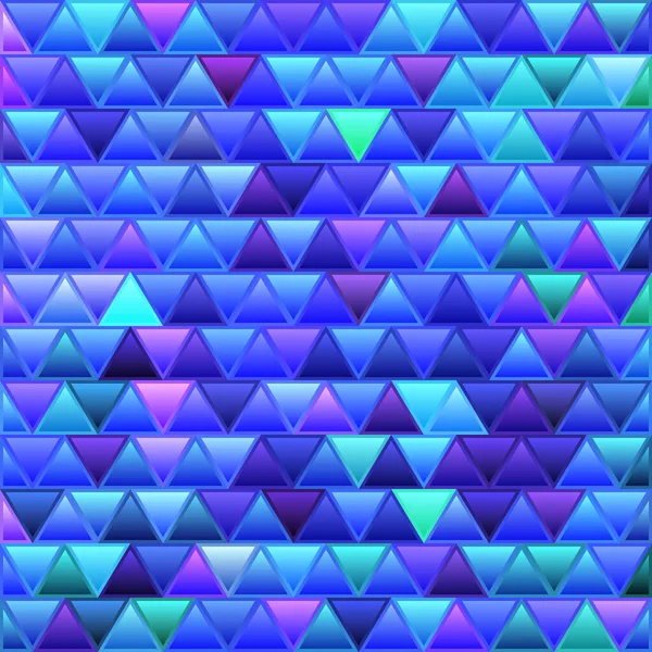 Abstract vector stained-glass triangle mosaic background — Stock Vector