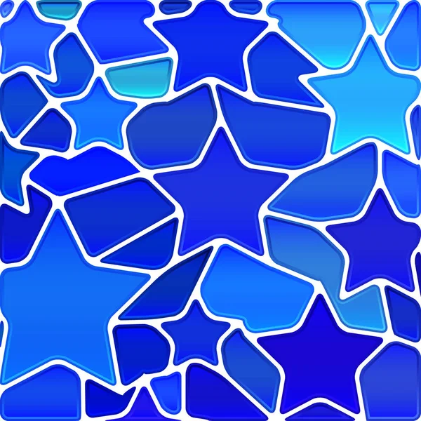 Abstract vector stained-glass mosaic background — Stock Vector