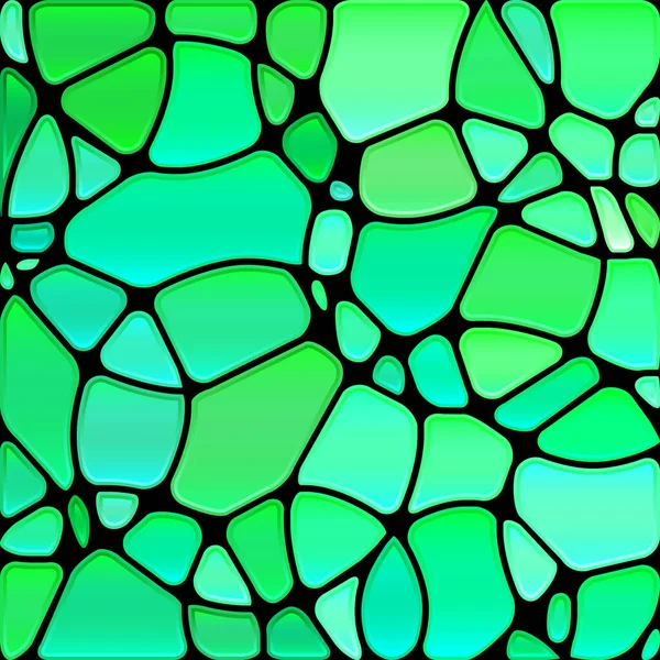 Abstracte vector glas-in-lood mozaïek achtergrond — Stockvector