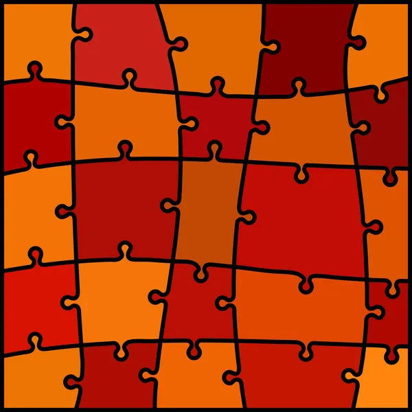 추상적인 색된 퍼즐 배경 — 스톡 벡터