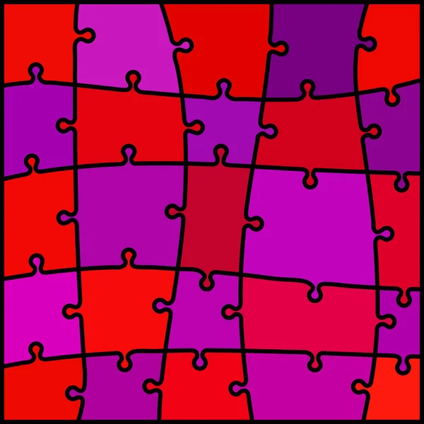 Fond de puzzle abstrait de couleur — Image vectorielle