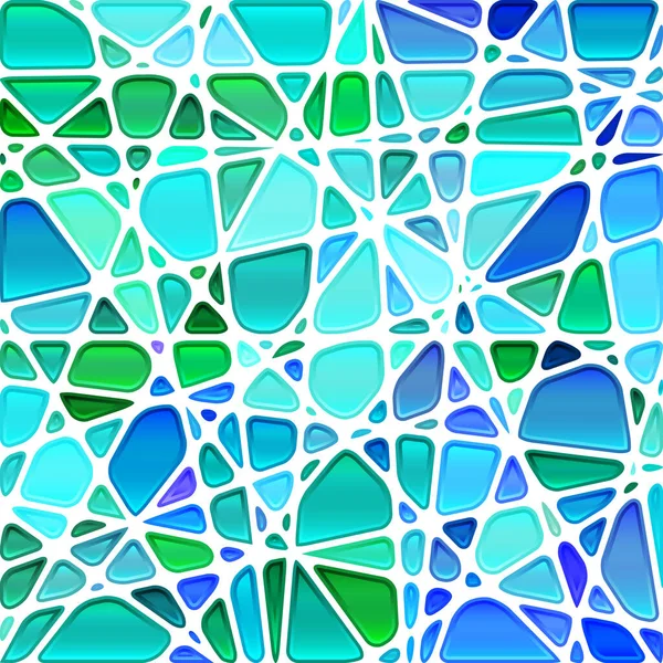 Vector abstracto manchado de vidrio mosaico de fondo — Archivo Imágenes Vectoriales