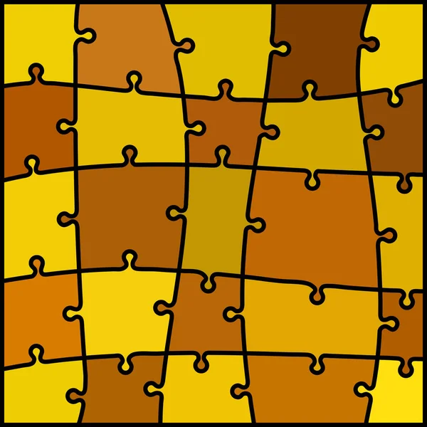 Abstracte gekleurde puzzel achtergrond — Stockvector
