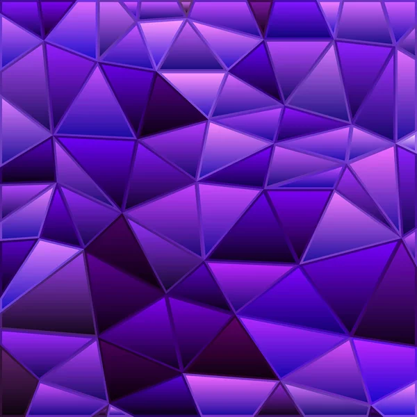 Abstrait vecteur teinté-verre triangle mosaïque fond — Image vectorielle