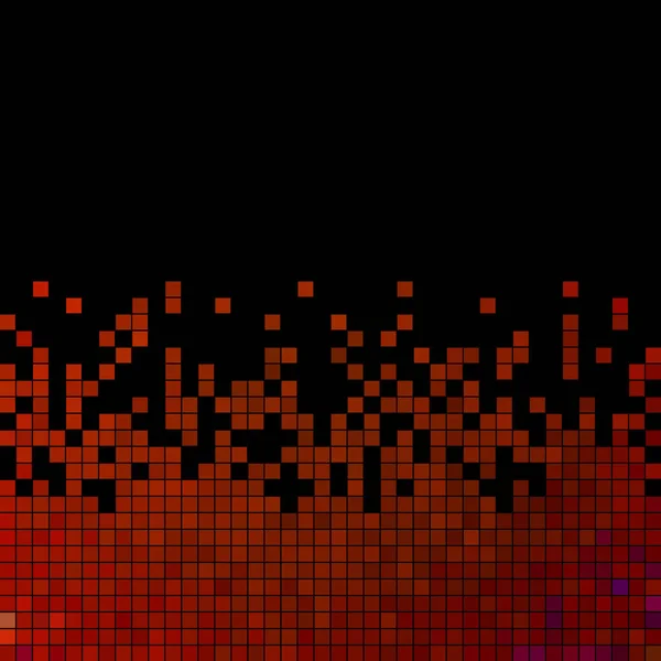 Abstrato vetor quadrado pixel mosaico fundo — Vetor de Stock