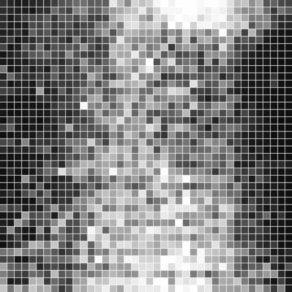Abstraktní vektorová čtvercovými obrazovými body mozaika pozadí — Stockový vektor