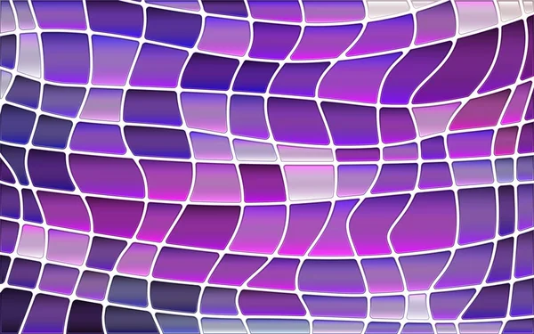 彩色玻璃马赛克背景 紫色和紫色 — 图库矢量图片