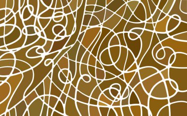 soyut vektör boyalı cam mozaik arkaplan - sarı ve kahverengi