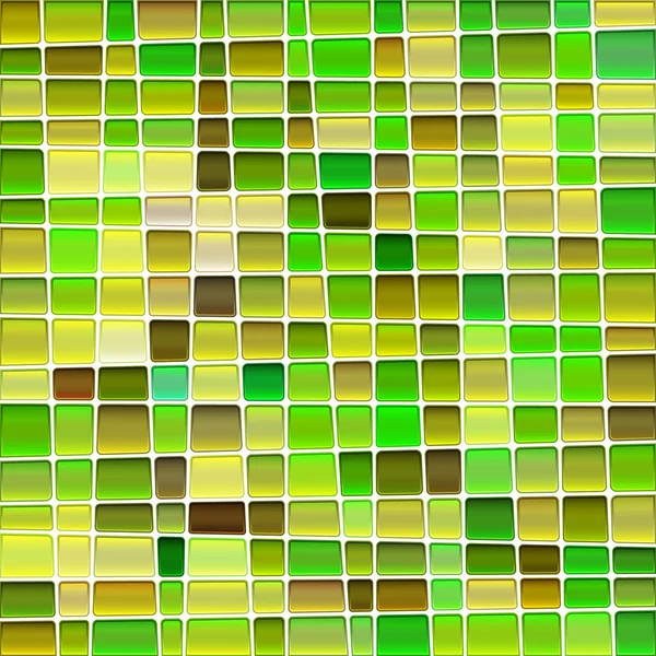 Abstracte Vector Glas Lood Mozaïek Achtergrond Groen Bruin — Stockvector