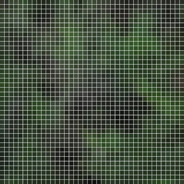 Vetor Abstrato Pixel Quadrado Fundo Mosaico Verde —  Vetores de Stock