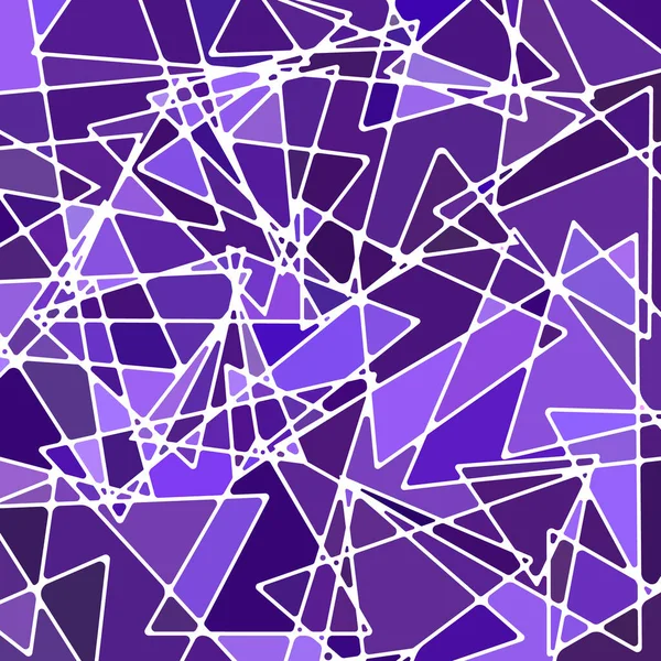 抽象ベクトルステンドグラスモザイク背景 紫と紫 — ストックベクタ