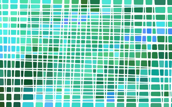 Vetor Abstrato Fundo Mosaico Vidro Manchado Verde Azul — Vetor de Stock