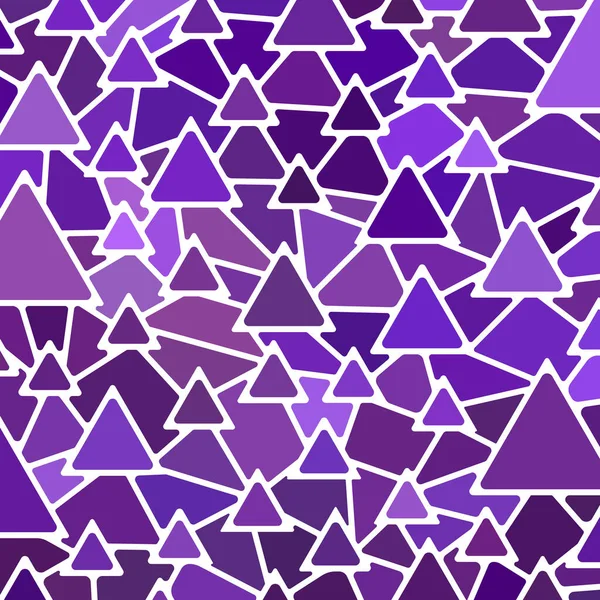 Abstrakt Vektor Färgat Glas Mosaik Bakgrund Lila Och Violett Trianglar — Stock vektor