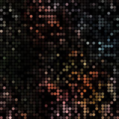 soyut vektör renkli yuvarlak noktalar arkaplan - kırmızı