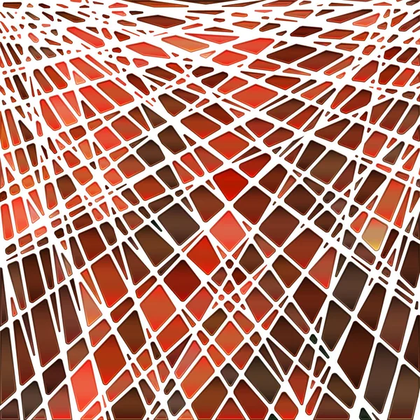 Vector Abstracto Manchado Vidrio Mosaico Fondo Rojo Brillante Oscuro — Archivo Imágenes Vectoriales