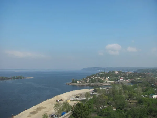 Sungai Pulau Dan Sandbank Dengan Truk — Stok Foto