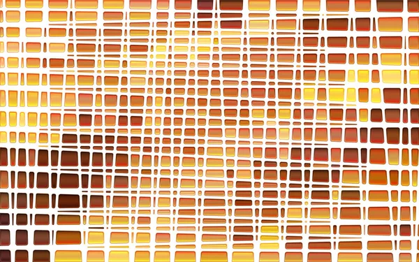 Abstraktní Vektorové Mozaiky Barevného Skla Hnědé Žluté — Stockový vektor