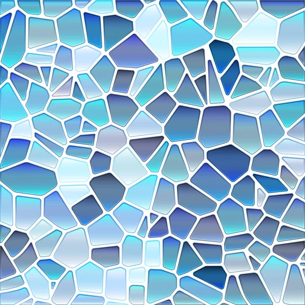 Soyut Vektör Boyalı Cam Mozaik Arkaplan Açık Mavi — Stok Vektör