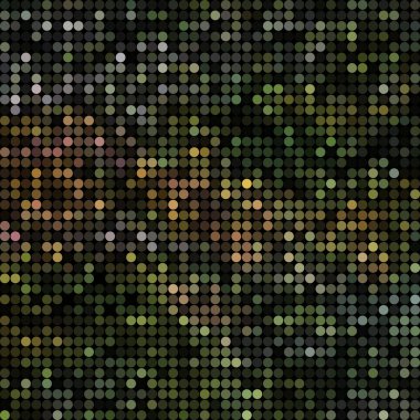 soyut vektör renkli yuvarlak noktalar arkaplan - yeşil