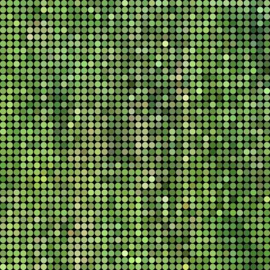 soyut vektör renkli yuvarlak noktalar arkaplan - yeşil