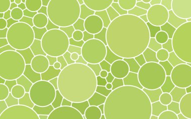 soyut vektör boyalı cam mozaik arkaplan - yeşil daireler