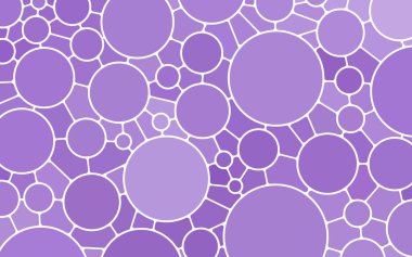 soyut vektör boyalı cam mozaik arkaplan - mor ve mor daireler