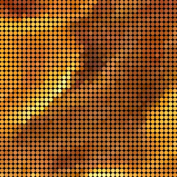抽象的なベクトルの色の丸い点の背景 オレンジ — ストックベクタ