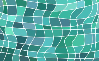 soyut vektör boyalı cam mozaik arkaplan - yeşil ve mavi